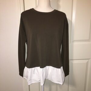 Vince Camuto Oversized Faux Layered Top